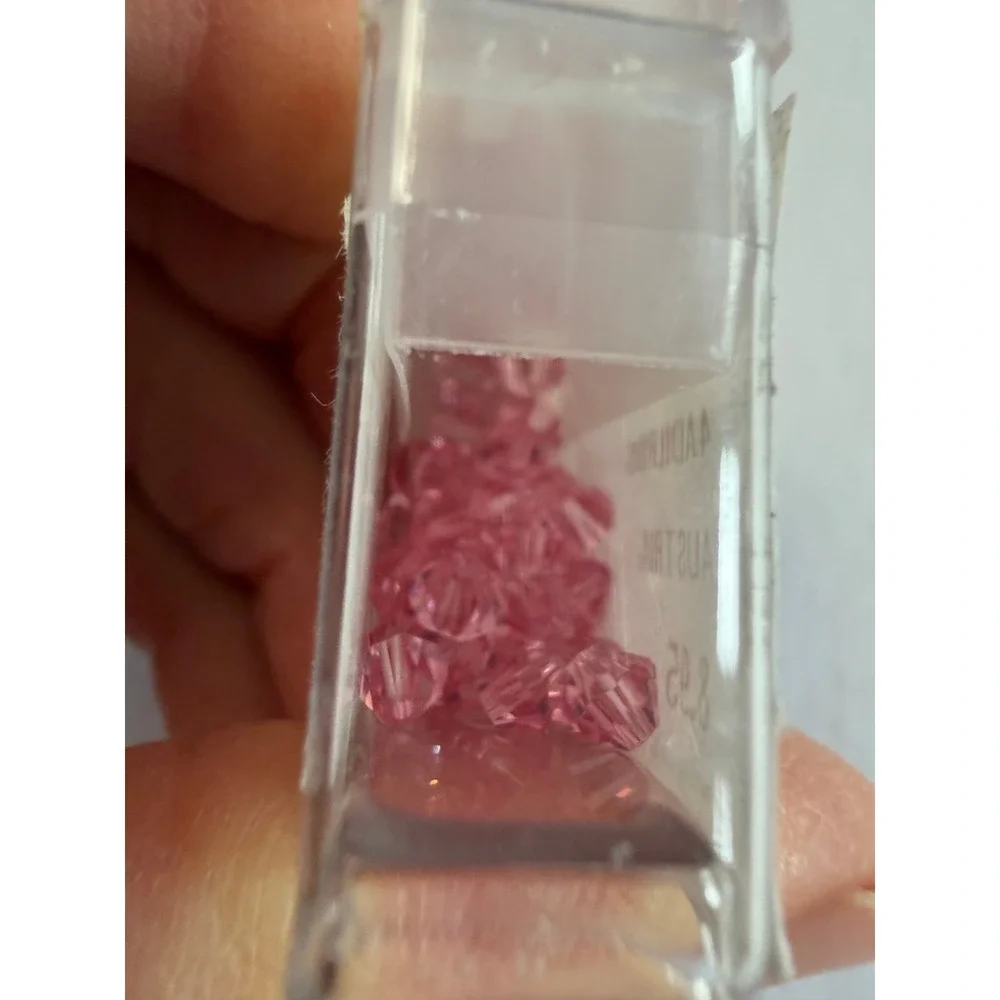 Austrian Crystal Bicone Beads 4mm Multicolor Jewelry Making Full + Partial